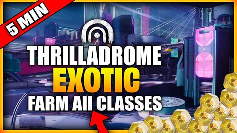 Exotic Farm Thrilladrome Legend Lost Sector Guide For All Classes