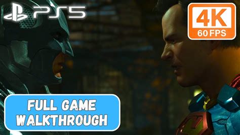 Injustice 2 Full Game Walkthrough 4k 60fps Ps5 No Commentary Youtube