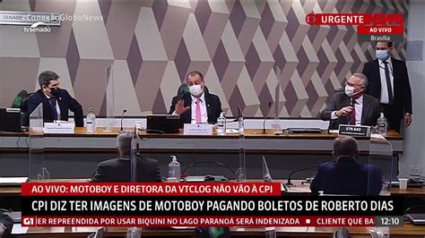 Globonews On Twitter Cpi Da Covid Exibe Imagem De Motoboy Pagando