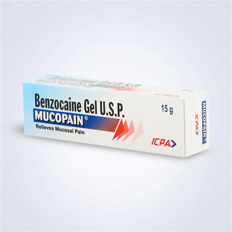 Mucopain Benzocaine Gel For Mouth Ulcers