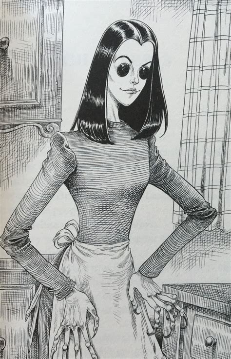 Chris Riddell Illustration From Neil Gaiman S Coraline Coraline Book Coraline Art Other