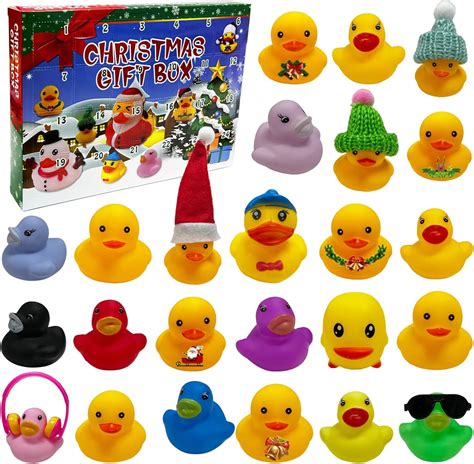 Gummi Ente Adventskalender Mini Weihnachten Gummi Enten