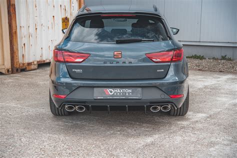 Difusor Paragolpes Trasero V 3 Seat Leon Cupra St Mk3 Fl Seat Leon