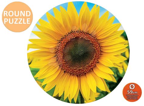 Okrogle Puzzle Sunflower Educa 800 Delov Z Lepilom