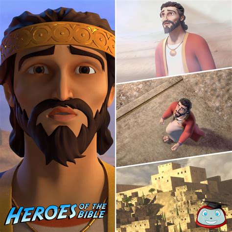 King Solomon Is A Superbook Hero Superbook Bible Characters Red Robot