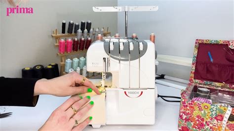 How to use an overlocker sewing machine – watch our video guide