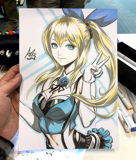 Stanley Artgerm Lau Sketches 2018 Character Art Anime Character