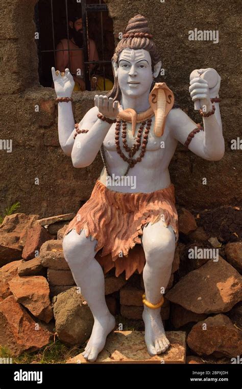 Statue Of Lord Shiva, Bhigwan, Maharashtra, India Stock Photo - Alamy