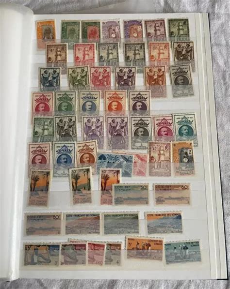 LOT DE 55 Timbres Tous Etats Afrique Colonie Cote Francaises Des