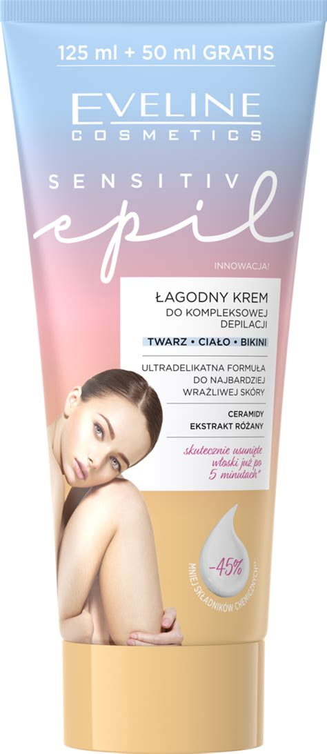 EVELINE COSMETICS Sensitiv krem do depilacji twarz ciało bikini