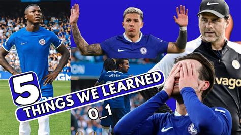 Shambles Of The Week 5 Things We Learned 0 1 Chelsea Vs Nottingham