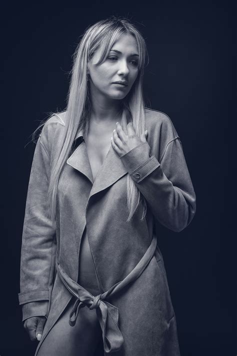 Girl Studio Nude Blonde Portrait On Behance