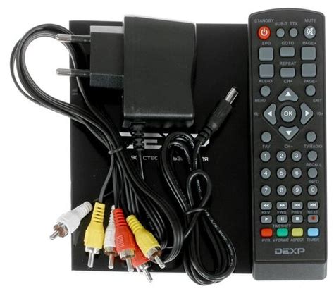 Приставка для цифрового ТВ DEXP HD 7734P черный — купить в интернет ...