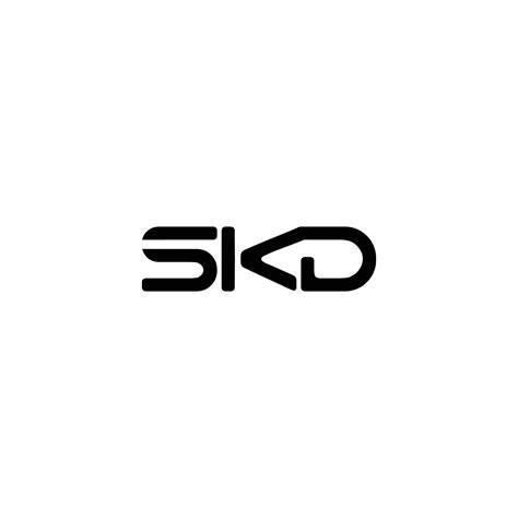 Skd Creative Logo Design Or Skd Logo Design Icon With Black And White