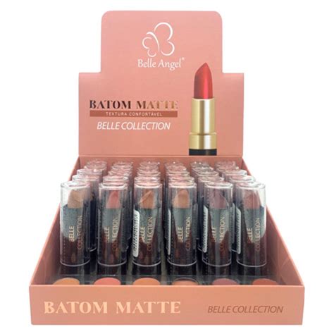 Batom Bast O Matte Tons Nude Belle Angel Batom No Atacado Virtual