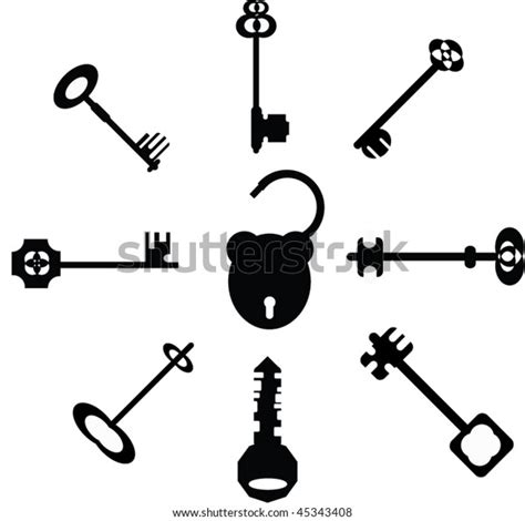 Set Key Vector Stock Vector Royalty Free 45343408 Shutterstock