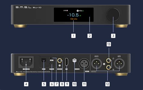 SMSL SU 10 Balanced DAC 2x ES9038Pro XMOS XU316 Bluetooth 5 0 AptX HD