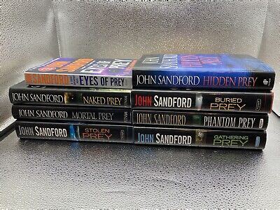 JOHN SANFORD LOT OF 8 NOVELS 7 Hardcovers 1 Paperback Stolen Prey