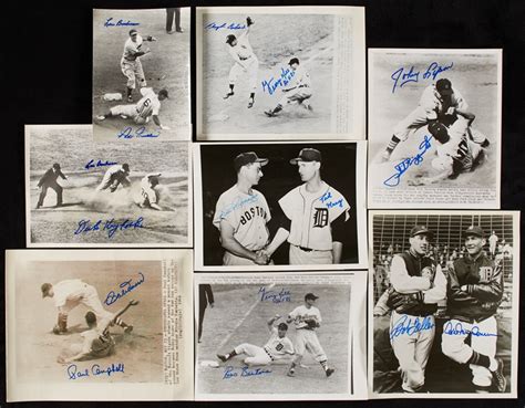 Lot Detail Detroit Tigers Multi Signed Photo Collection