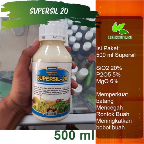 Jual Supersil Ml Pupuk Silika Cair Pupuk Penguat Batang Shopee