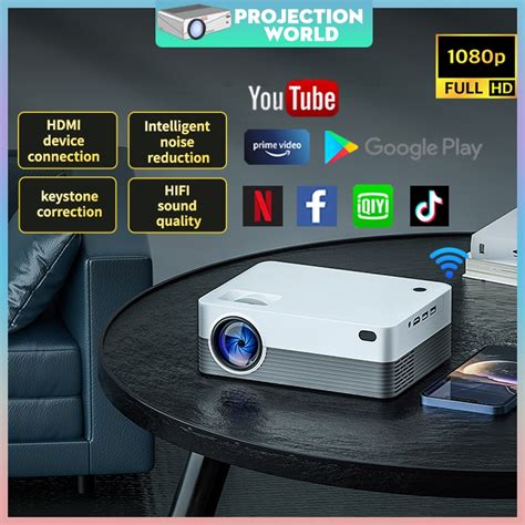 Projector Mini For Phone Android Smart Projector Hdmi Full Hd P