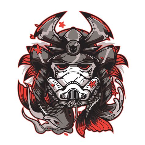 Samurai наклейка (49 фото) » Рисунки для срисовки и не только