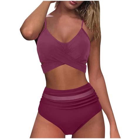 Tbopshirt Bikinis For Women Clearance Womens Bathing Suits Fashion