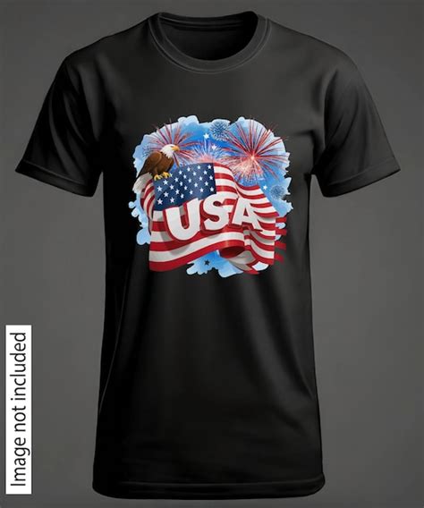 Usa Independence Day Tshirt Design Vector File Premium Ai Generated