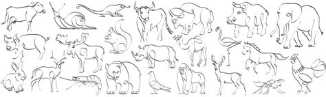 Line Drawings Of Animals Images – Browse 1,371,823 Stock Photos ...