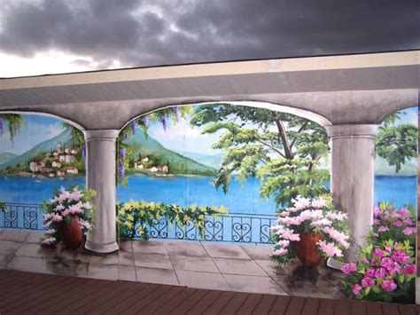 Exterior Swimming Pool Mural Bay Area Muralist Best Custom Murals In