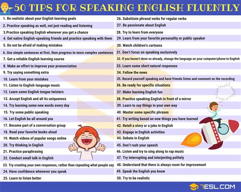 How To Speak English Fluently 50 Simple Tips 7ESL