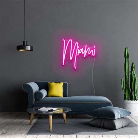 Miami Neon Sign by CUSTOM NEON® | Create Magic City Vibes