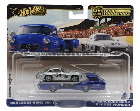 Team Transport Hot Wheels Mercedes Benz Sl Mercedes Benz Blaues Wunder Casal