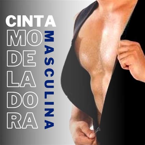 Cinta Modeladora Plus Size Masculina Emborrachada Cinta Emagrecedora