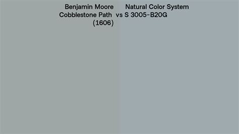 Benjamin Moore Cobblestone Path 1606 Vs Natural Color System S 3005