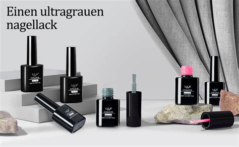 Lke Schellack Nagellack Starterset Mit Lampe W Ml Farben Rosa Nude Grau Gel Nagellack Set
