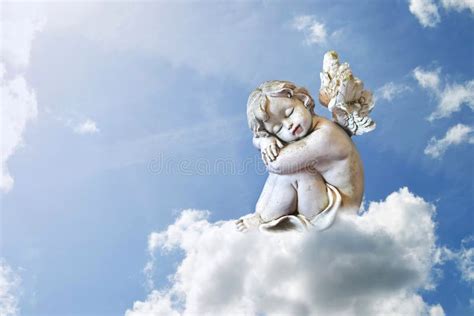 Angel Sleeping On The Cloud Stock Image Image Of Young Dream 81112953