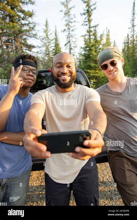 Group Selfie Behind Hi Res Stock Photography And Images Alamy