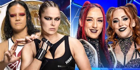 Ronda Rousey And Shayna Baszler Become Wwe Undisputed Unified Women S Tag Team Champions