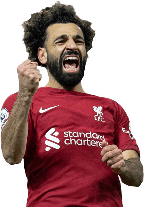 Mohamed Salah Liverpool football render - FootyRenders