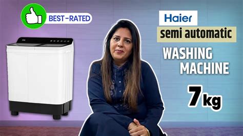 Haier 7 Kg Semi Automatic Washing Machine Review Htw70 178n Price And Features Youtube