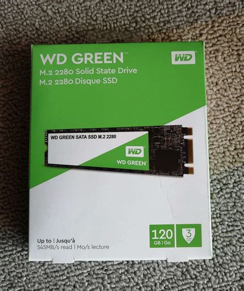 SSD диск Western Digital Green M 2 120Gb SATA III TLC WDS120G2G0B