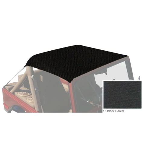 Bikini Top For 55 75 Jeep CJ5 Black Vinyl Somar 4X4 The House Of Jeep