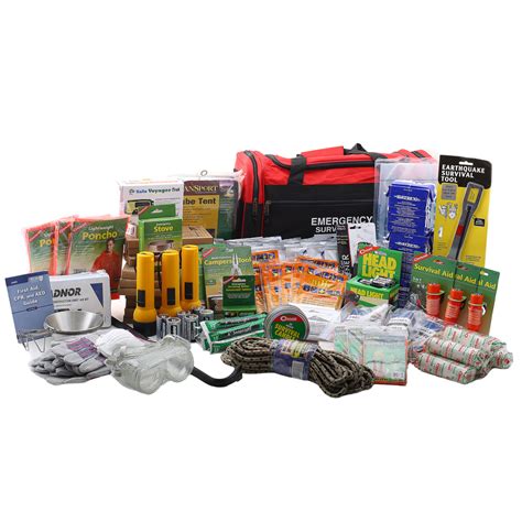 5 Person Car Deluxe Survival Kit – Emergency Cafe Los Angeles