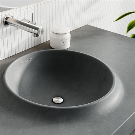 Nuance Studio Unique Circular Concrete Wash Basins For Luxury