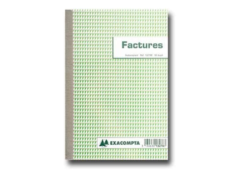 Exacompta Manifold Carnet De Factures Dupli A Pas Cher