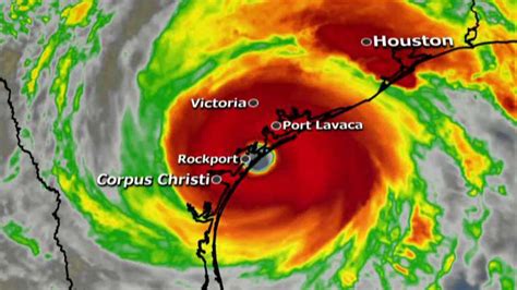 Eye Of Hurricane Harvey Nears The Texas Coast Fox News Video