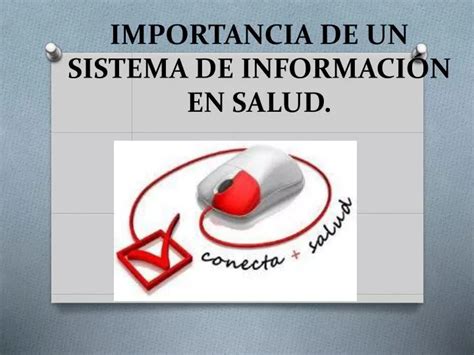 Ppt Importancia De Un Sistema De Informaci N En Salud Powerpoint