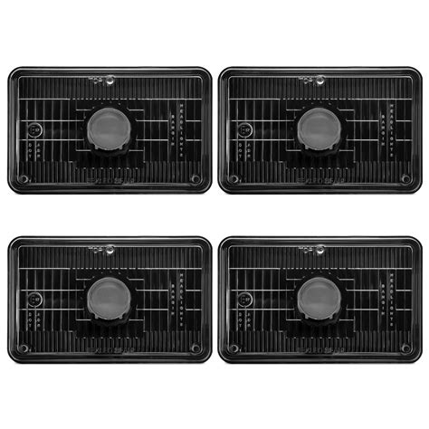 Traditional 4 x 6" Headlights - Full Set (Black) – Bangin' Headlights