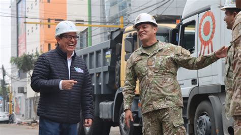 Municipalidad De La Victoria Y Ej Rcito Del Per Dan Inicio A Obras De